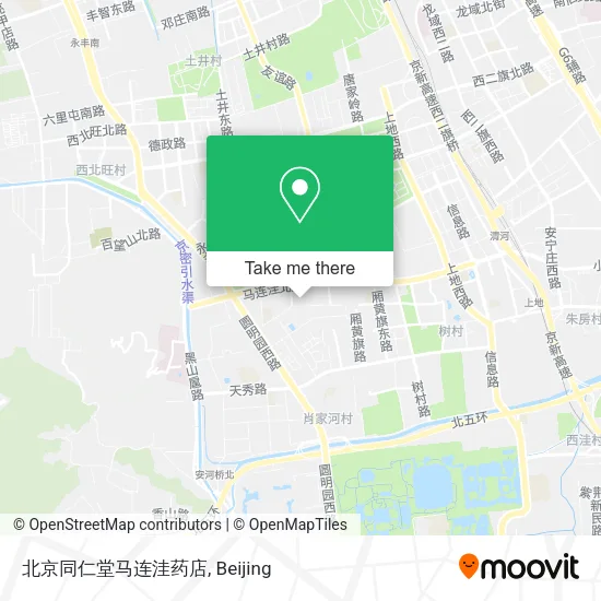 北京同仁堂马连洼药店 map