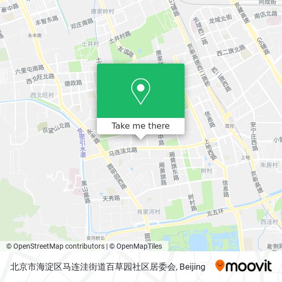 北京市海淀区马连洼街道百草园社区居委会 map
