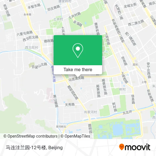 马连洼兰园-12号楼 map