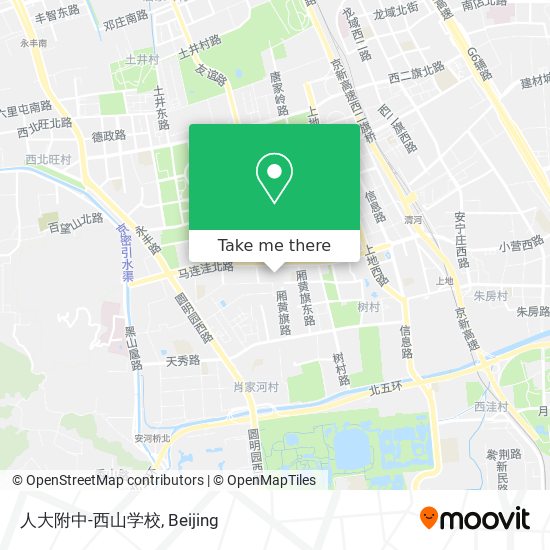人大附中-西山学校 map