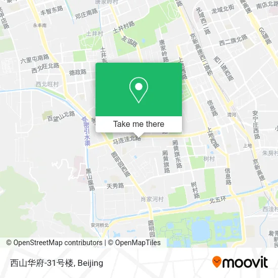 西山华府-31号楼 map