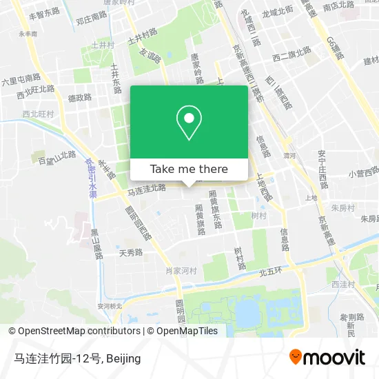 马连洼竹园-12号 map