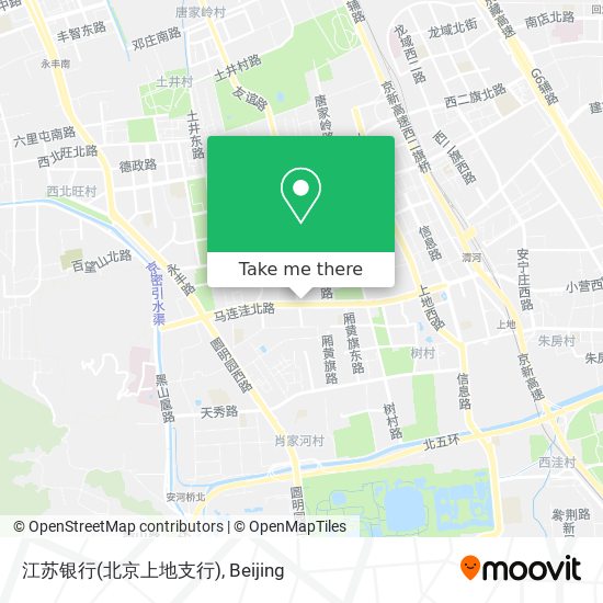 江苏银行(北京上地支行) map