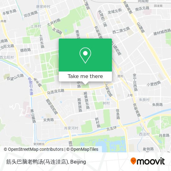 筋头巴脑老鸭汤(马连洼店) map
