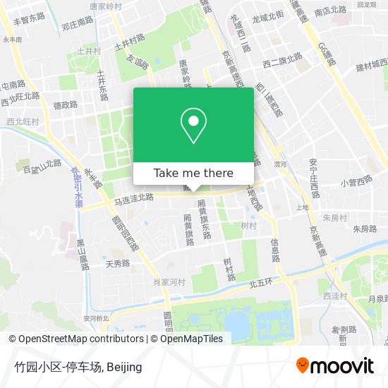 竹园小区-停车场 map