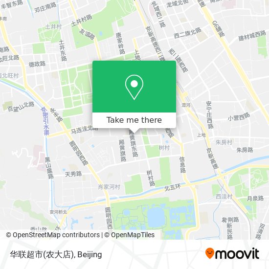 华联超市(农大店) map