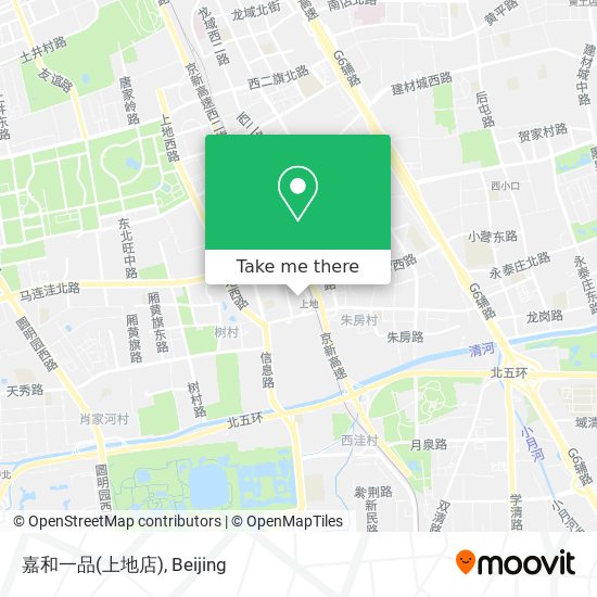 嘉和一品(上地店) map