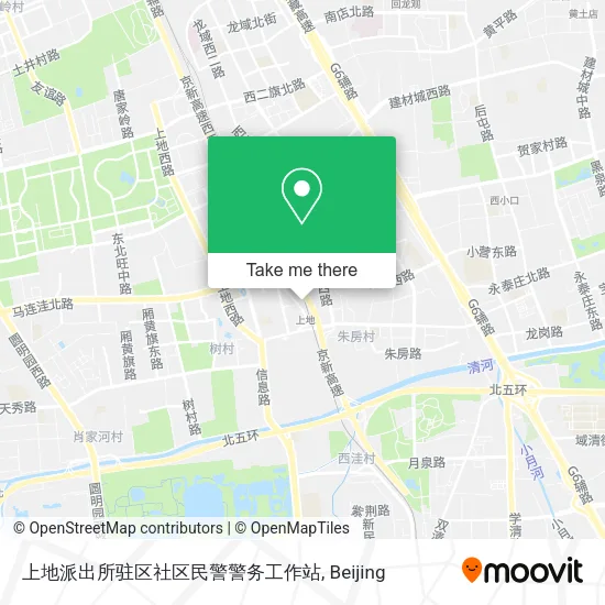 上地派出所驻区社区民警警务工作站 map