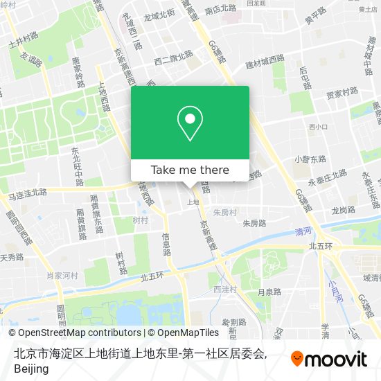 北京市海淀区上地街道上地东里-第一社区居委会 map