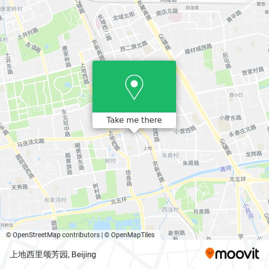 上地西里颂芳园 map