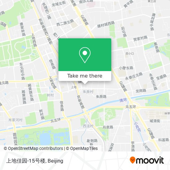 上地佳园-15号楼 map