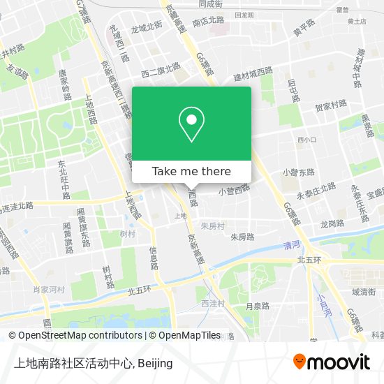 上地南路社区活动中心 map