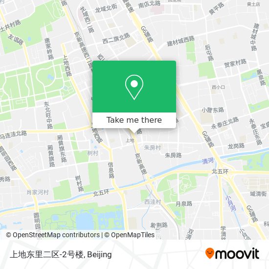 上地东里二区-2号楼 map
