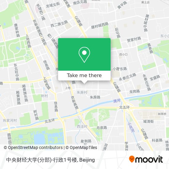 中央财经大学(分部)-行政1号楼 map