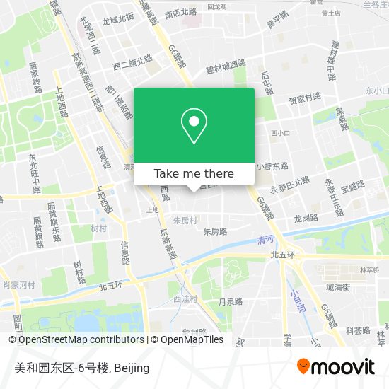 美和园东区-6号楼 map
