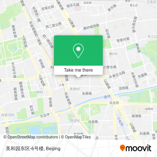 美和园东区-6号楼 map
