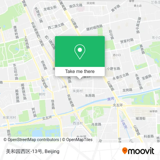 美和园西区-13号 map