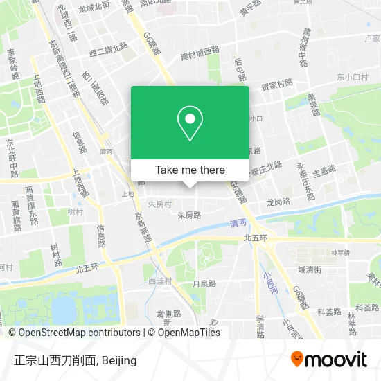 正宗山西刀削面 map