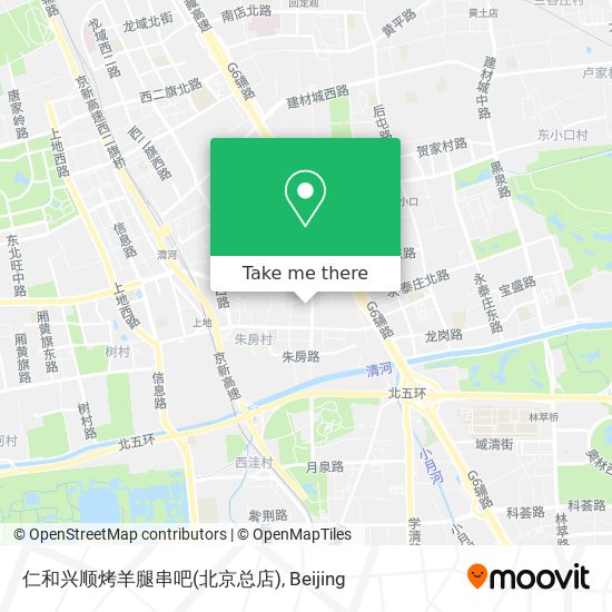 仁和兴顺烤羊腿串吧(北京总店) map