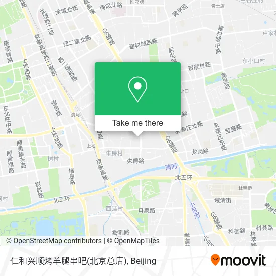 仁和兴顺烤羊腿串吧(北京总店) map