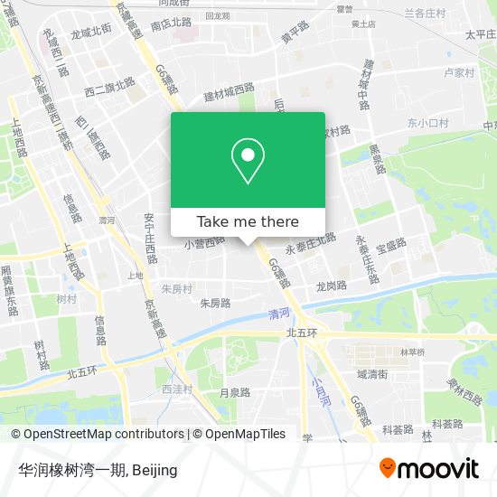 华润橡树湾一期 map