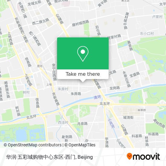 华润·五彩城购物中心东区-西门 map