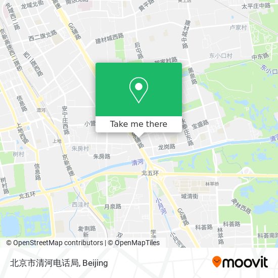北京市清河电话局 map
