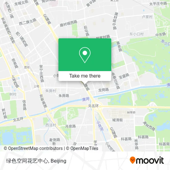 绿色空间花艺中心 map