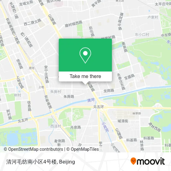 清河毛纺南小区4号楼 map