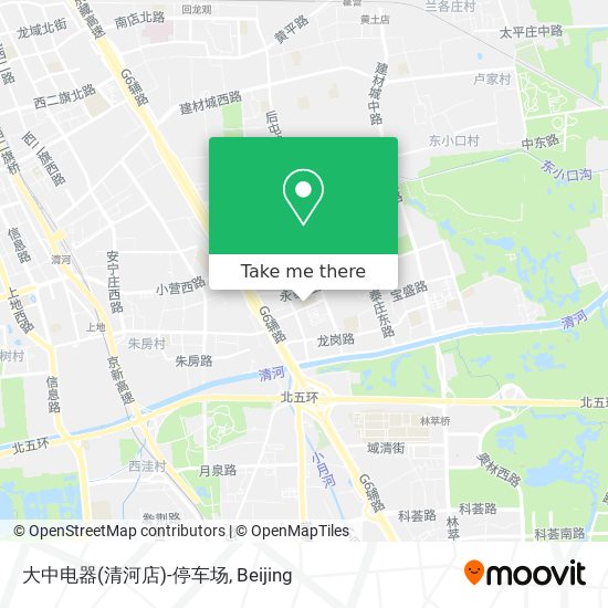 大中电器(清河店)-停车场 map