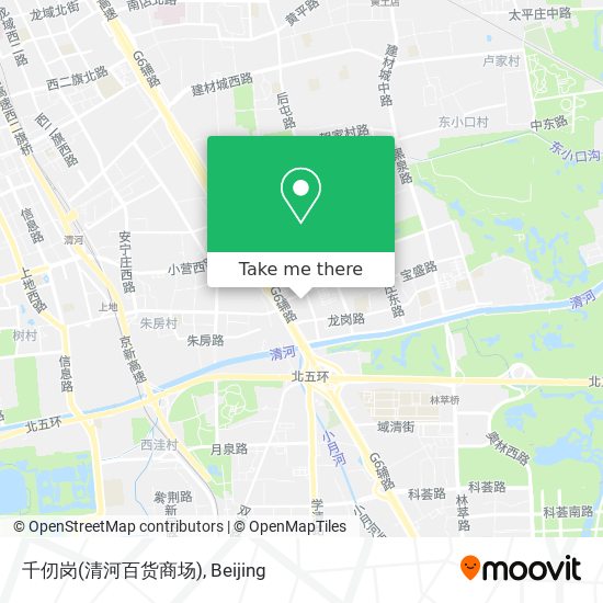 千仞岗(清河百货商场) map