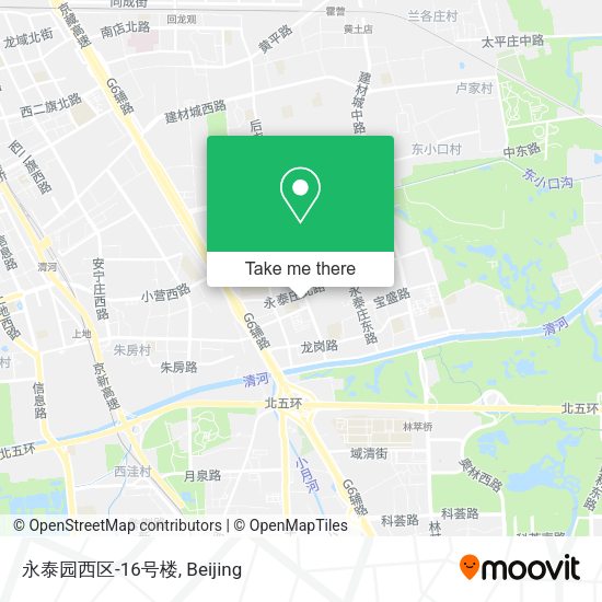 永泰园西区-16号楼 map