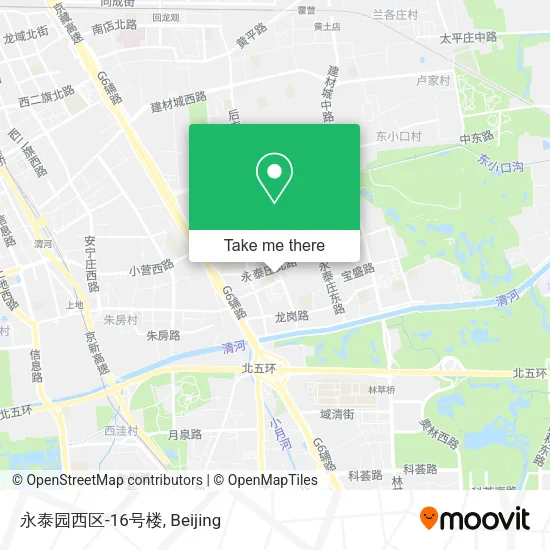 永泰园西区-16号楼 map