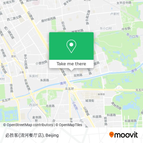 必胜客(清河餐厅店) map