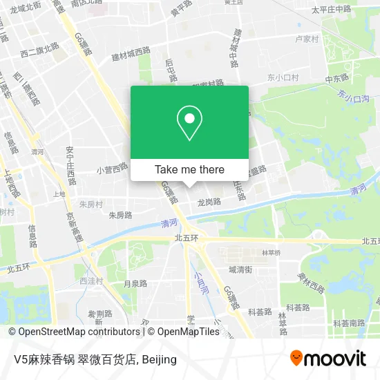 V5麻辣香锅 翠微百货店 map