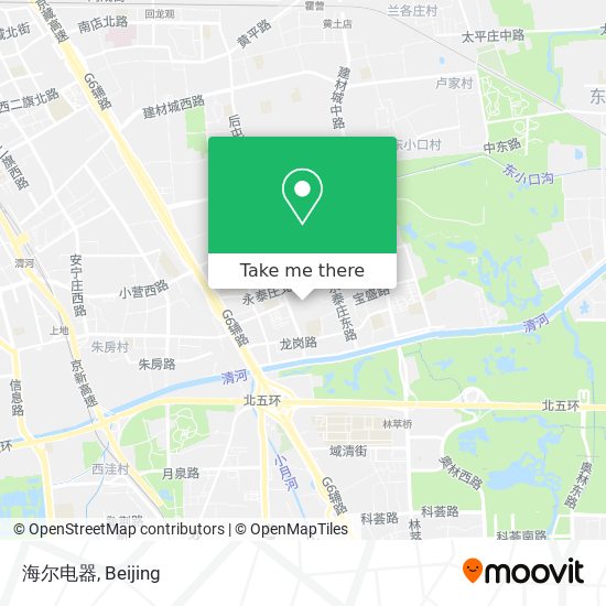 海尔电器 map