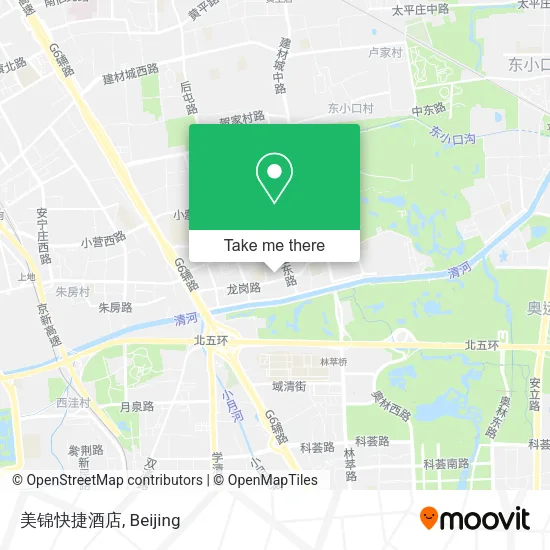 美锦快捷酒店 map