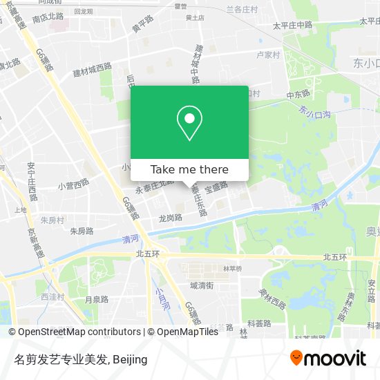 名剪发艺专业美发 map