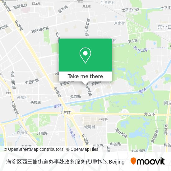 海淀区西三旗街道办事处政务服务代理中心 map