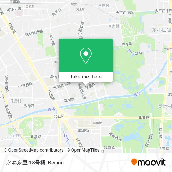 永泰东里-18号楼 map