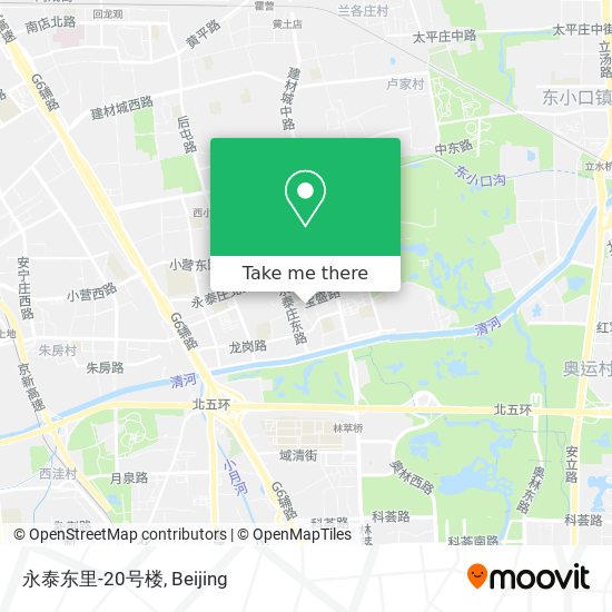 永泰东里-20号楼 map