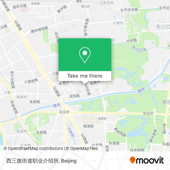 西三旗街道职业介绍所 map