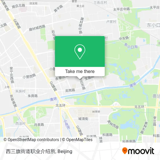 西三旗街道职业介绍所 map