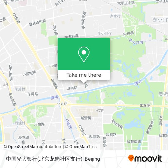 中国光大银行(北京龙岗社区支行) map