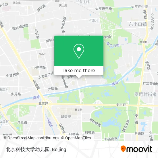 北京科技大学幼儿园 map