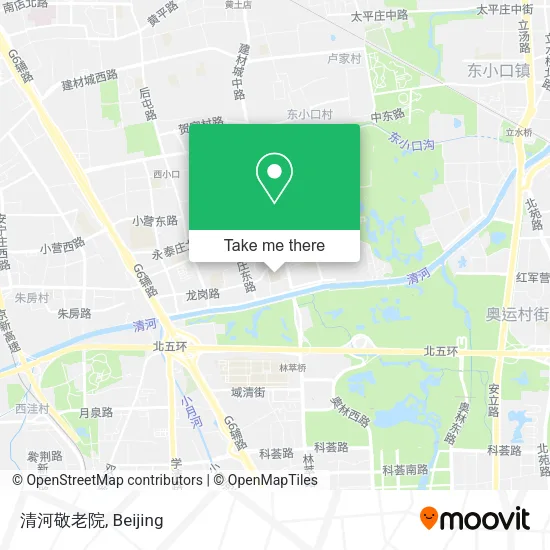 清河敬老院 map
