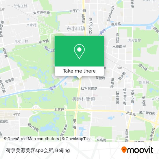 荷泉美源美容spa会所 map