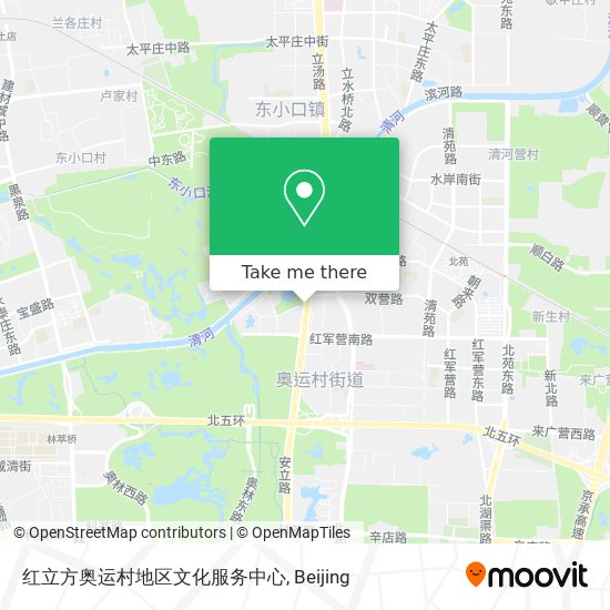 红立方奥运村地区文化服务中心 map