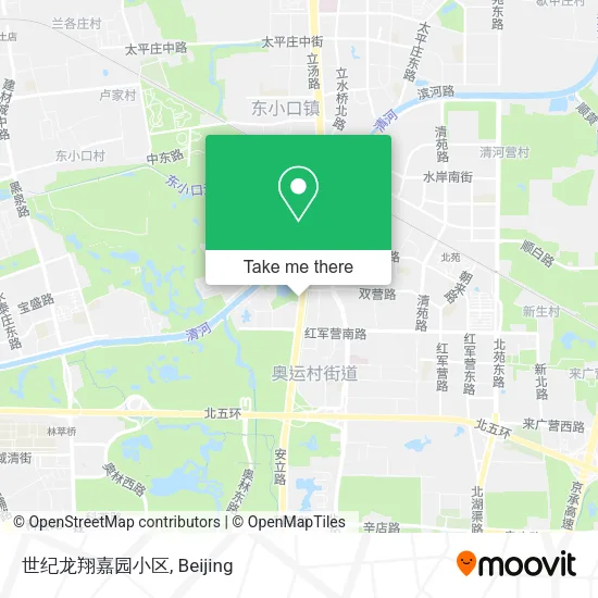 世纪龙翔嘉园小区 map