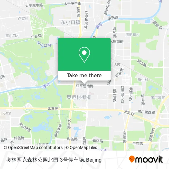 奥林匹克森林公园北园-3号停车场 map